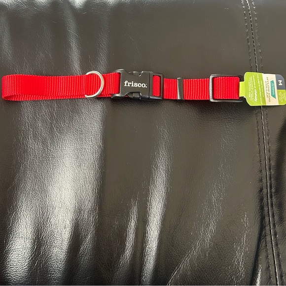 Frisco Nylon Dog Collar Red size M - Picture 3 of 3